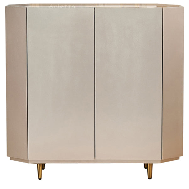 Glam Cabinets Dining Buffet Living Room Birch Solid Wood Buffet Sideboard 39"L x 16"W x 39"H Champagne Clearhalo 'buffet_sideboard' 'Buffets & Sideboards' 'furn' 'furn_buffet_sideboard' 'Furniture' 'furniture_buffet_sideboard' 'Kitchen & Dining Furniture' 4949139