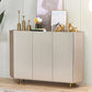 Glam Cabinets Dining Buffet Living Room Birch Solid Wood Buffet Sideboard Clearhalo 'buffet_sideboard' 'Buffets & Sideboards' 'furn' 'furn_buffet_sideboard' 'Furniture' 'furniture_buffet_sideboard' 'Kitchen & Dining Furniture' 4949151