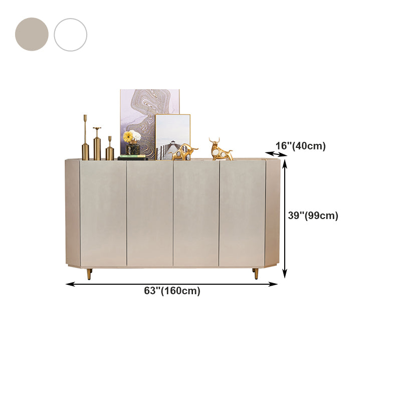 Glam Cabinets Dining Buffet Living Room Birch Solid Wood Buffet Sideboard Clearhalo 'buffet_sideboard' 'Buffets & Sideboards' 'furn' 'furn_buffet_sideboard' 'Furniture' 'furniture_buffet_sideboard' 'Kitchen & Dining Furniture' 4949159
