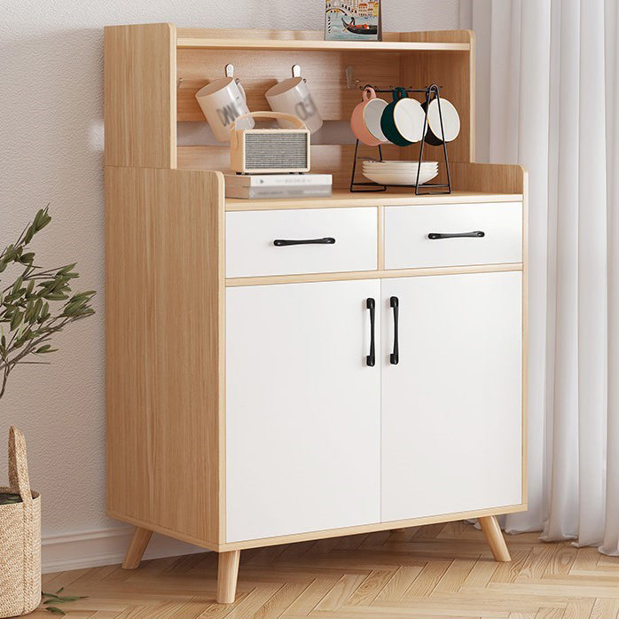 Wood Kitchen Sideboard Cabinet Modern Credenza with Drawer and Storage Clearhalo 'buffet_sideboard' 'Buffets & Sideboards' 'furn' 'furn_buffet_sideboard' 'Furniture' 'furniture_buffet_sideboard' 'Kitchen & Dining Furniture' 4949160
