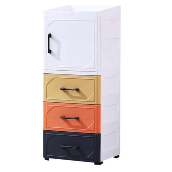 Modern Kitchen Sideboard with Acrylic Drawers Cabinets and Storage Multi-Color Clearhalo 'buffet_sideboard' 'Buffets & Sideboards' 'furn' 'furn_buffet_sideboard' 'Furniture' 'furniture_buffet_sideboard' 'Kitchen & Dining Furniture' 4949191