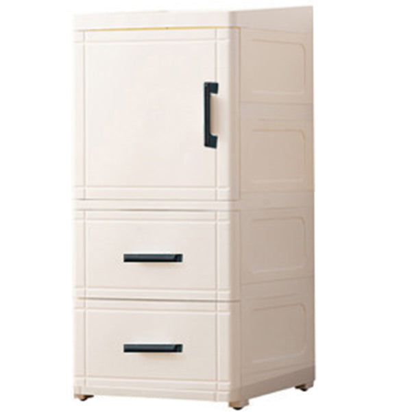 Modern Kitchen Sideboard with Acrylic Drawers Cabinets and Storage White Clearhalo 'buffet_sideboard' 'Buffets & Sideboards' 'furn' 'furn_buffet_sideboard' 'Furniture' 'furniture_buffet_sideboard' 'Kitchen & Dining Furniture' 4949203