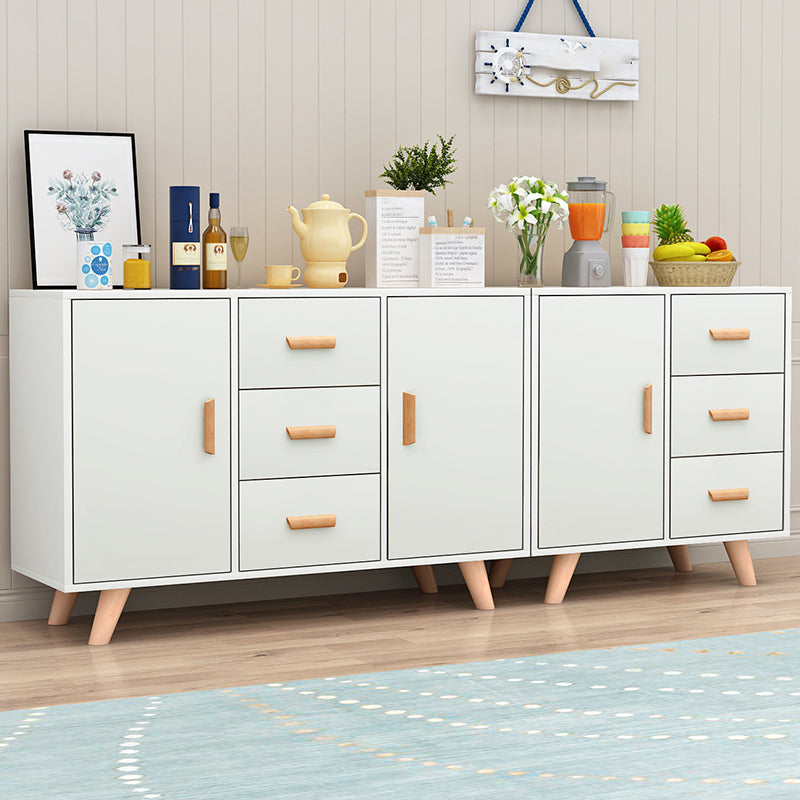 Modern Style Sideboard with Wooden Drawers and Storage Side Board for Dining Room Clearhalo 'buffet_sideboard' 'Buffets & Sideboards' 'furn' 'furn_buffet_sideboard' 'Furniture' 'furniture_buffet_sideboard' 'Kitchen & Dining Furniture' 4949225