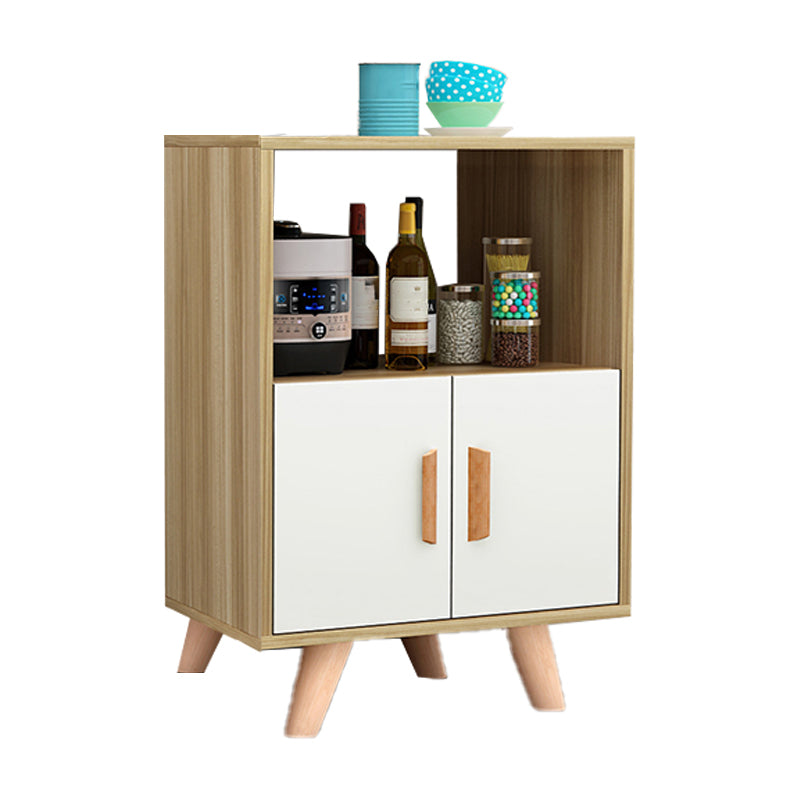 Modern Style Sideboard with Wooden Drawers and Storage Side Board for Dining Room 24"L x 14"W x 31"H White Clearhalo 'buffet_sideboard' 'Buffets & Sideboards' 'furn' 'furn_buffet_sideboard' 'Furniture' 'furniture_buffet_sideboard' 'Kitchen & Dining Furniture' 4949231