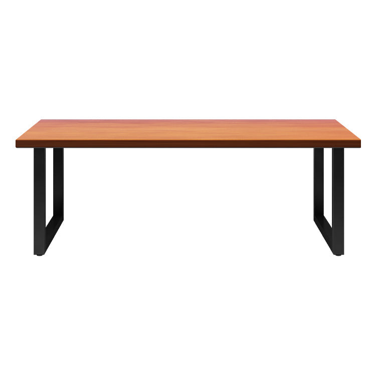 Modern Style Office Desk Rectangle Solid Wood Desk for Home Use 78.7"L x 27.6"W x 29.5"H Clearhalo 'Furniture' 'furniture_office_desk' 'Office Desks' 'Office Furniture' 'office_desk' 4950152