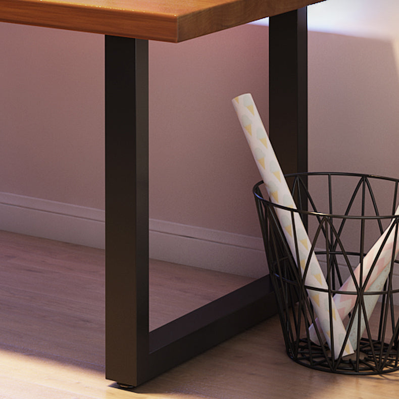 Modern Style Office Desk Rectangle Solid Wood Desk for Home Use Clearhalo 'Furniture' 'furniture_office_desk' 'Office Desks' 'Office Furniture' 'office_desk' 4950156