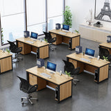 Rectangular Modern Computer Desk Manufactured Wood Desk with Locking Drawer Clearhalo 'Furniture' 'furniture_office_desk' 'Office Desks' 'Office Furniture' 'office_desk' 4950269