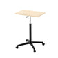 Rectangular Standing Desk Manufactured Wood Adjustable Desk with Caster Wheels Black-Wood Clearhalo 'Furniture' 'furniture_office_desk' 'Office Desks' 'Office Furniture' 'office_desk' 4950333