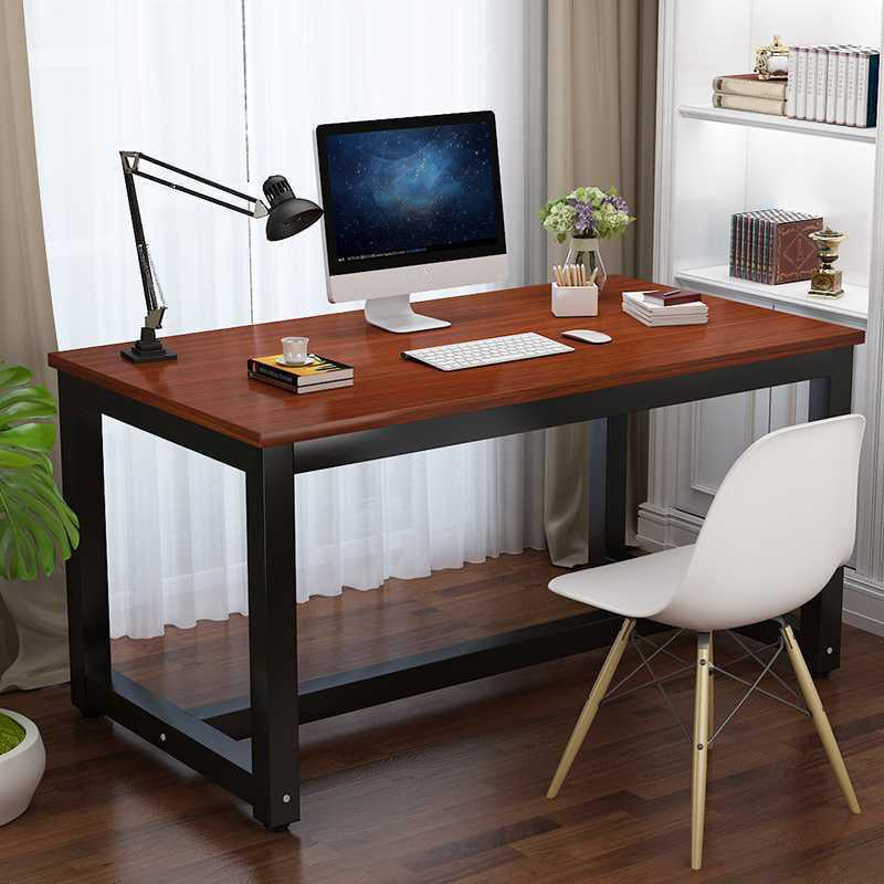 Office Rectangular Desk Home Bedroom Writing Artificial Wood Desk Clearhalo 'Furniture' 'furniture_office_desk' 'Office Desks' 'Office Furniture' 'office_desk' 4950365