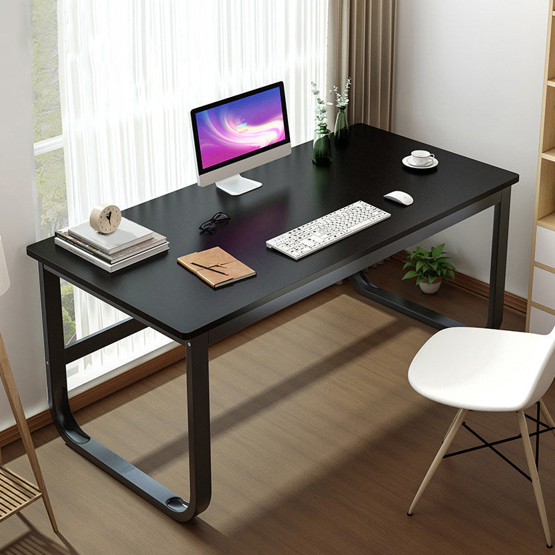 Industrial Office Desk Five-Tone Color Rectangular Modern Writing Desk Black Clearhalo 'Furniture' 'furniture_office_desk' 'Office Desks' 'Office Furniture' 'office_desk' 4950493