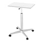 Modern Style Wooden Office Desk Rectangular Adjustable Desk with Caster Wheels White Clearhalo 'Furniture' 'furniture_office_desk' 'Office Desks' 'Office Furniture' 'office_desk' 4950520