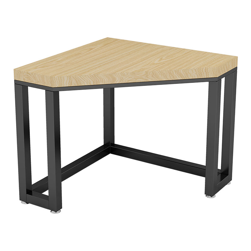 Modern Style Office Desk Solid Wood Home Use Writing Desk with Metal Legs Clearhalo 'Furniture' 'furniture_office_desk' 'Office Desks' 'Office Furniture' 'office_desk' 4950538