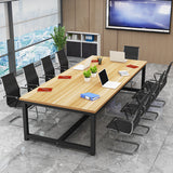 Industrial Style Home Writing Desk Bedroom Artificial Wood Rectangular Desk Clearhalo 'Furniture' 'furniture_office_desk' 'Office Desks' 'Office Furniture' 'office_desk' 4950547