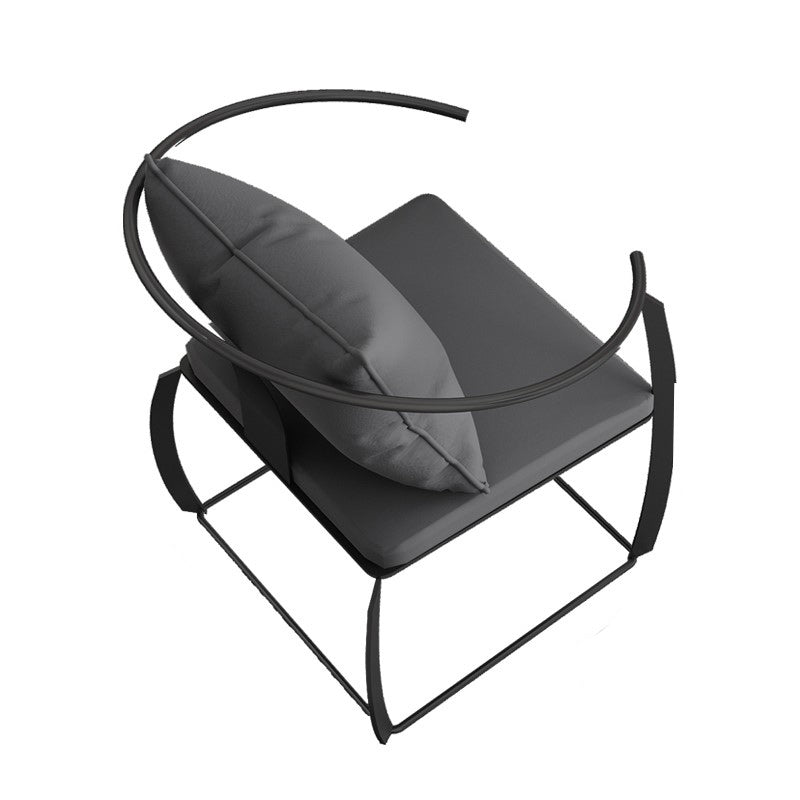 Free Form Contemporary Writing Desk Sintered Stone Pedestal Base Desk Clearhalo 'Furniture' 'furniture_office_desk' 'Office Desks' 'Office Furniture' 'office_desk' 4950580