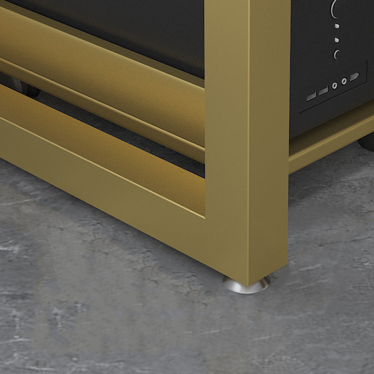 Glam Style Office Desk L-Shape Office and Study Room Writing Desk Clearhalo 'Furniture' 'furniture_office_desk' 'Office Desks' 'Office Furniture' 'office_desk' 4950610