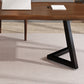 Modern Style Brown Top Office Desk Home Solid Wood Writing Desk Clearhalo 'Furniture' 'furniture_office_desk' 'Office Desks' 'Office Furniture' 'office_desk' 4950668
