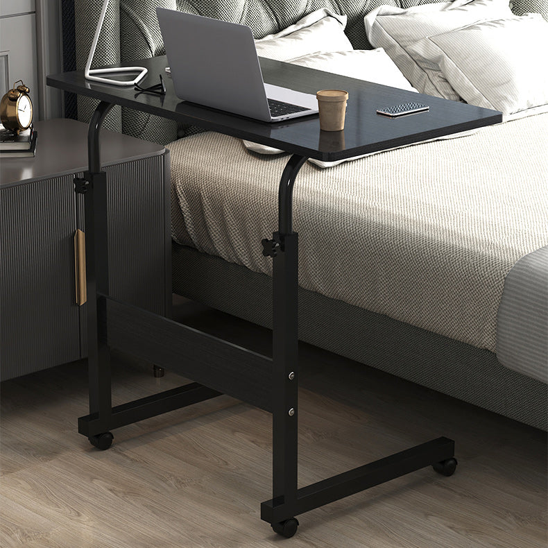 Hight Adjustable Wooden Desk Rectangular Modern & Contemporary Writing Desk Black Clearhalo 'Furniture' 'furniture_office_desk' 'Office Desks' 'Office Furniture' 'office_desk' 4950762