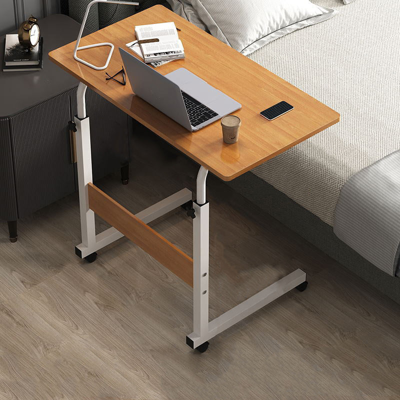 Hight Adjustable Wooden Desk Rectangular Modern & Contemporary Writing Desk Brown Clearhalo 'Furniture' 'furniture_office_desk' 'Office Desks' 'Office Furniture' 'office_desk' 4950764