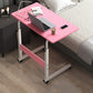 Hight Adjustable Wooden Desk Rectangular Modern & Contemporary Writing Desk Pink Clearhalo 'Furniture' 'furniture_office_desk' 'Office Desks' 'Office Furniture' 'office_desk' 4950771