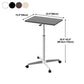 Modern Rectangular Office Desk Height Adjustable Office Desk with Caster Wheels Clearhalo 'Furniture' 'furniture_office_desk' 'Office Desks' 'Office Furniture' 'office_desk' 4950802