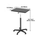 Modern Rectangular Office Desk Height Adjustable Office Desk with Caster Wheels Clearhalo 'Furniture' 'furniture_office_desk' 'Office Desks' 'Office Furniture' 'office_desk' 4950804