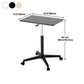 Modern Rectangular Office Desk Height Adjustable Office Desk with Caster Wheels Clearhalo 'Furniture' 'furniture_office_desk' 'Office Desks' 'Office Furniture' 'office_desk' 4950807
