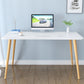 Contemporary Style Writing Desk Dormitory Study Room Office Desk White Rectangle Clearhalo 'Furniture' 'furniture_office_desk' 'Office Desks' 'Office Furniture' 'office_desk' 4950885
