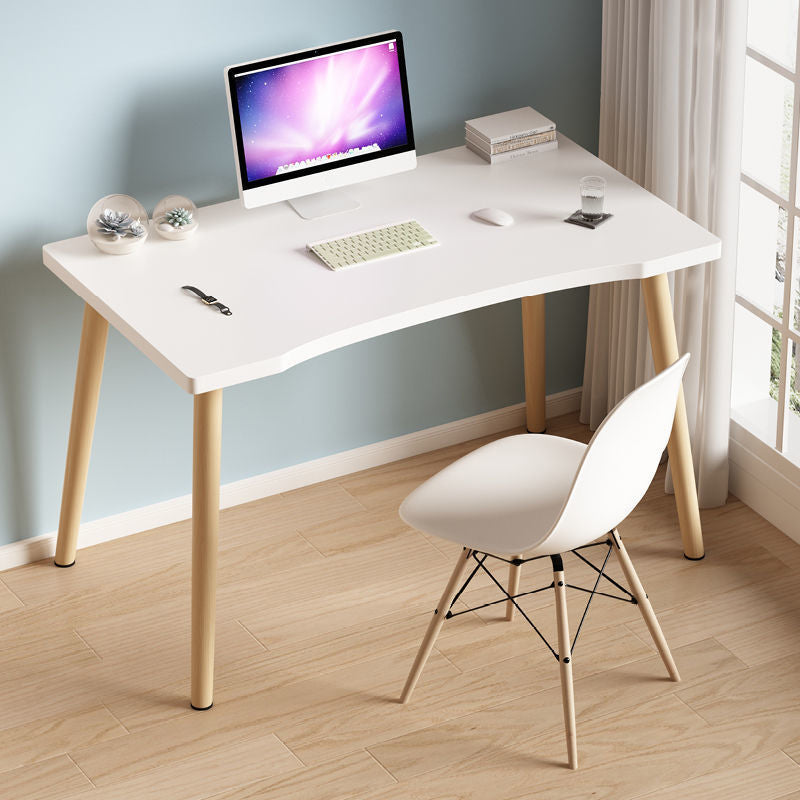 Free Form Contemporary Writing Desk Manufactured Wood Parsons Base Desk Clearhalo 'Furniture' 'furniture_office_desk' 'Office Desks' 'Office Furniture' 'office_desk' 4950902
