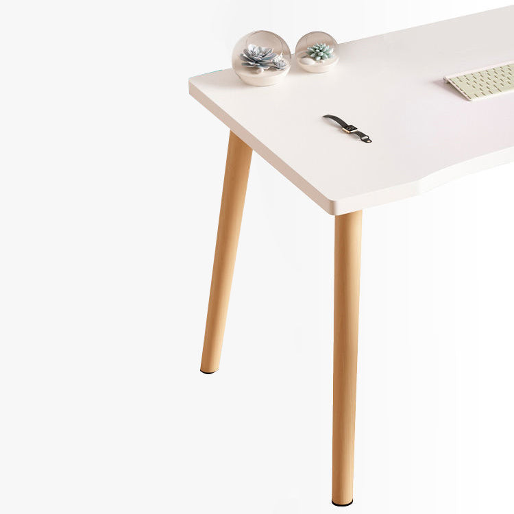 Free Form Contemporary Writing Desk Manufactured Wood Parsons Base Desk Clearhalo 'Furniture' 'furniture_office_desk' 'Office Desks' 'Office Furniture' 'office_desk' 4950907