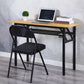 Foldable Writing Desk Contemporary Style Rectangular Dormitory Bedroom Desk Clearhalo 'Furniture' 'furniture_office_desk' 'Office Desks' 'Office Furniture' 'office_desk' 4950918