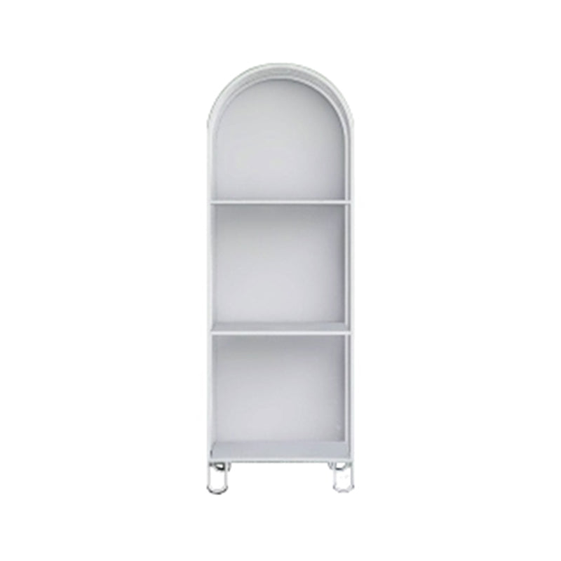 Modern Style Standard Bookshelf Closed Back Metal Bookcase for Home 15.7"L x 9.4"W x 45.7"H White Clearhalo 'Bookcases' 'furn' 'furn_bookcases' 'Furniture' 'furniture_bookcases' 'Office Furniture' 4950983