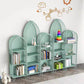 Modern Style Standard Bookshelf Closed Back Metal Bookcase for Home Clearhalo 'Bookcases' 'furn' 'furn_bookcases' 'Furniture' 'furniture_bookcases' 'Office Furniture' 4950984