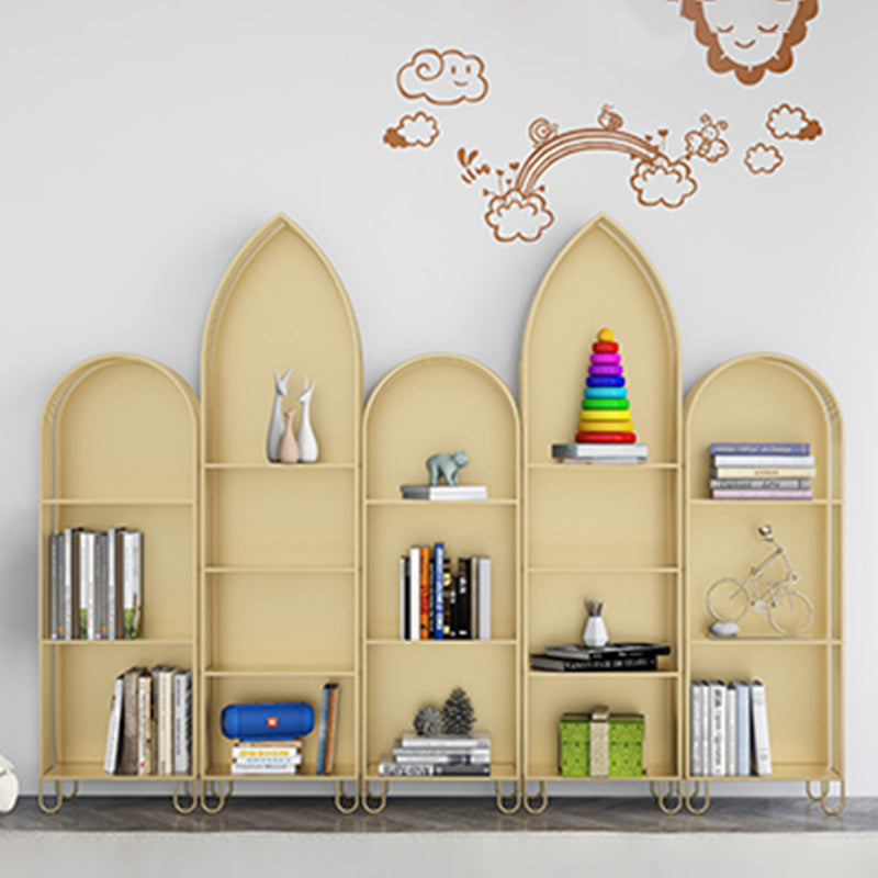 Modern Style Standard Bookshelf Closed Back Metal Bookcase for Home Clearhalo 'Bookcases' 'furn' 'furn_bookcases' 'Furniture' 'furniture_bookcases' 'Office Furniture' 4950990