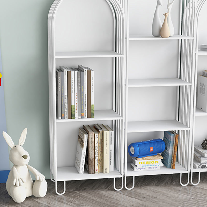 Modern Style Standard Bookshelf Closed Back Metal Bookcase for Home Clearhalo 'Bookcases' 'furn' 'furn_bookcases' 'Furniture' 'furniture_bookcases' 'Office Furniture' 4950991