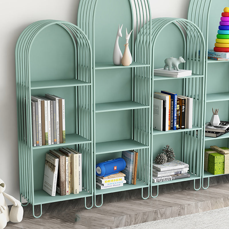 Modern Style Standard Bookshelf Closed Back Metal Bookcase for Home Clearhalo 'Bookcases' 'furn' 'furn_bookcases' 'Furniture' 'furniture_bookcases' 'Office Furniture' 4950993