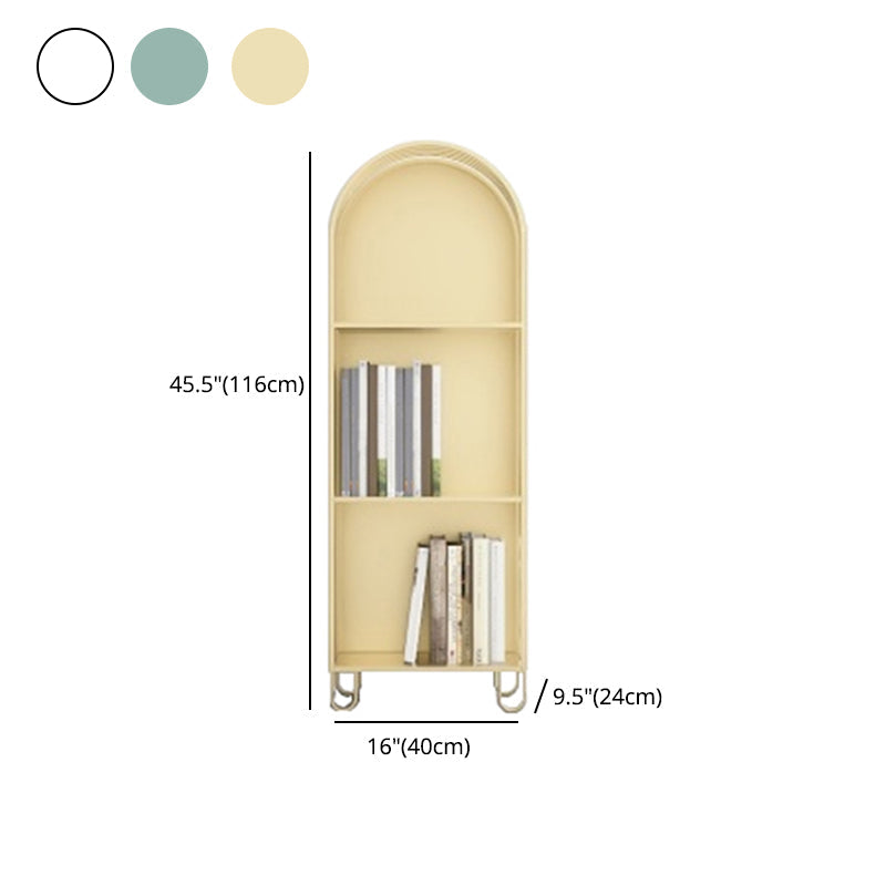 Modern Style Standard Bookshelf Closed Back Metal Bookcase for Home Clearhalo 'Bookcases' 'furn' 'furn_bookcases' 'Furniture' 'furniture_bookcases' 'Office Furniture' 4950998