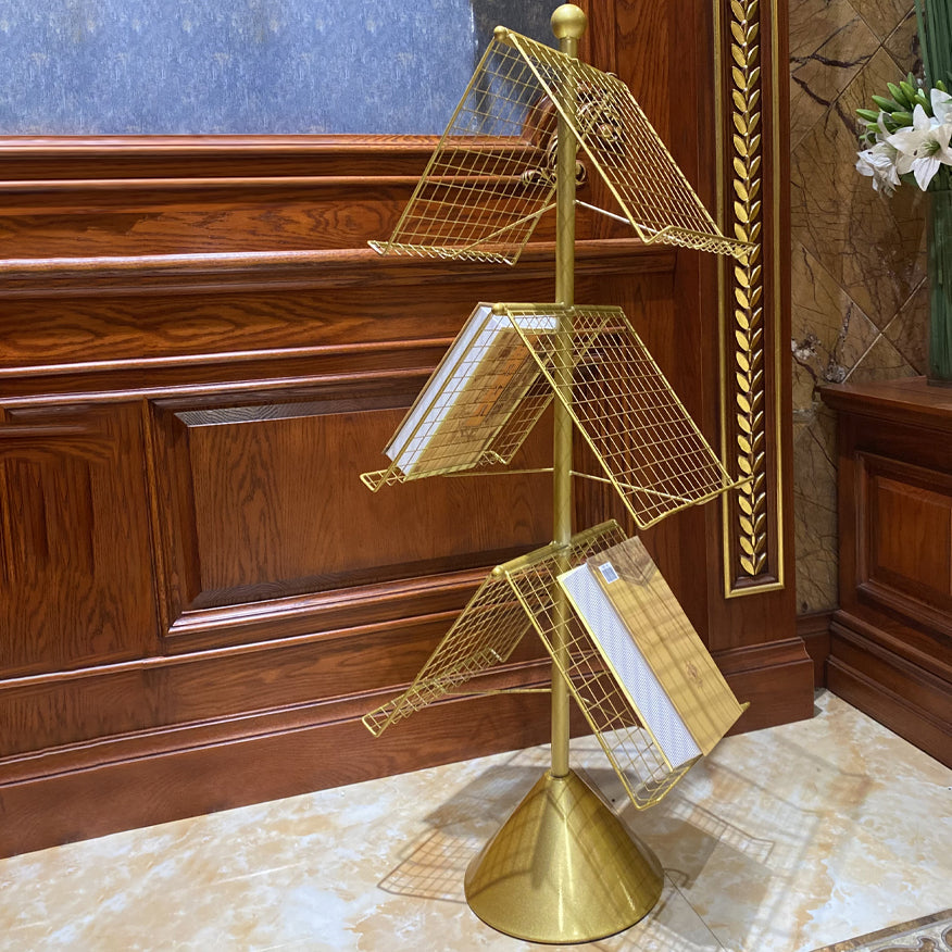 Modern Style Bookshelf Etagere Closed Back Metal Bookcase for Home Clearhalo 'Bookcases' 'furn' 'furn_bookcases' 'Furniture' 'furniture_bookcases' 'Office Furniture' 4951007