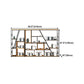 47.24"H Bookshelf Modern Style Bookcase for Study Room and Office Clearhalo 'Bookcases' 'furn' 'furn_bookcases' 'Furniture' 'furniture_bookcases' 'Office Furniture' 4951028