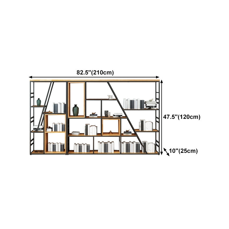 47.24"H Bookshelf Modern Style Bookcase for Study Room and Office Clearhalo 'Bookcases' 'furn' 'furn_bookcases' 'Furniture' 'furniture_bookcases' 'Office Furniture' 4951028