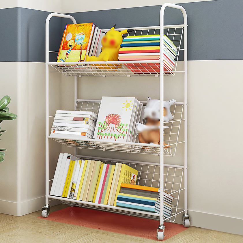 Modern Style Etagere Bookshelf Open Back Metal Bookcase for Home Clearhalo 'Bookcases' 'furn' 'furn_bookcases' 'Furniture' 'furniture_bookcases' 'Office Furniture' 4951036