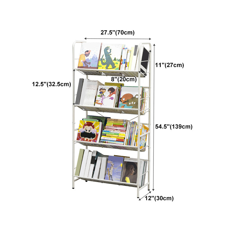 Modern Style Etagere Bookshelf Open Back Metal Bookcase for Home Clearhalo 'Bookcases' 'furn' 'furn_bookcases' 'Furniture' 'furniture_bookcases' 'Office Furniture' 4951050