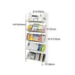Modern Style Etagere Bookshelf Open Back Metal Bookcase for Home Clearhalo 'Bookcases' 'furn' 'furn_bookcases' 'Furniture' 'furniture_bookcases' 'Office Furniture' 4951051