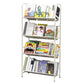 Modern Style Bookshelf Etagere Open Back Metal Bookcase for Home 27.6"L x 11.8"W x 54.7"H Clearhalo 'Bookcases' 'furn' 'furn_bookcases' 'Furniture' 'furniture_bookcases' 'Office Furniture' 4951061