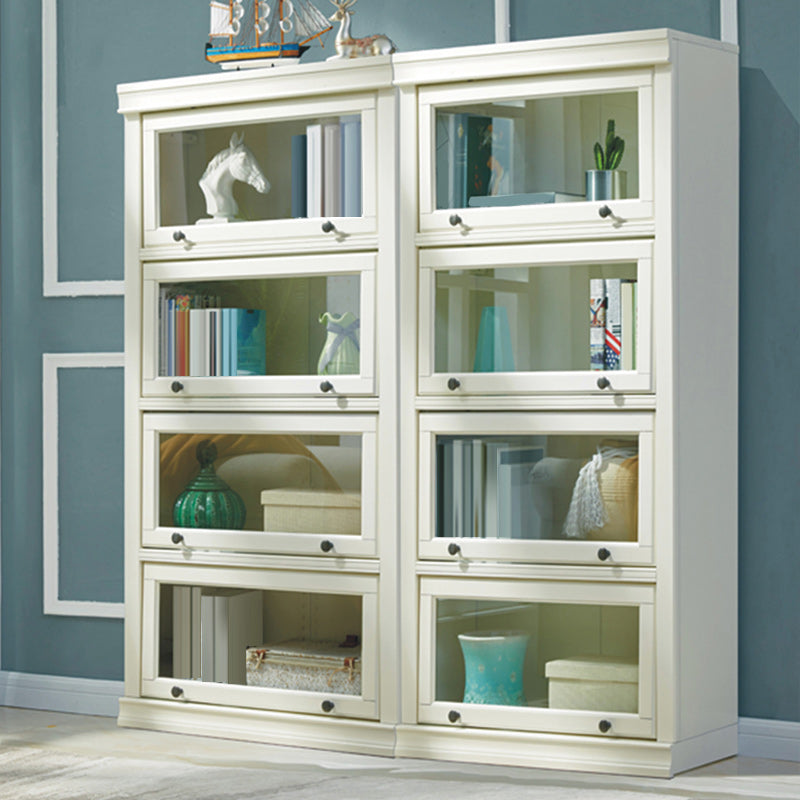 Wooden Standard Bookcase Modern Style Closed Back Vertical Bookshelf Clearhalo 'Bookcases' 'furn' 'furn_bookcases' 'Furniture' 'furniture_bookcases' 'Office Furniture' 4951072