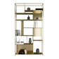 Contemporary Iron Etagere Bookshelf Vertical Office and Living Room Bookcase Gold Clearhalo 'Bookcases' 'furn' 'furn_bookcases' 'Furniture' 'furniture_bookcases' 'Office Furniture' 4951093