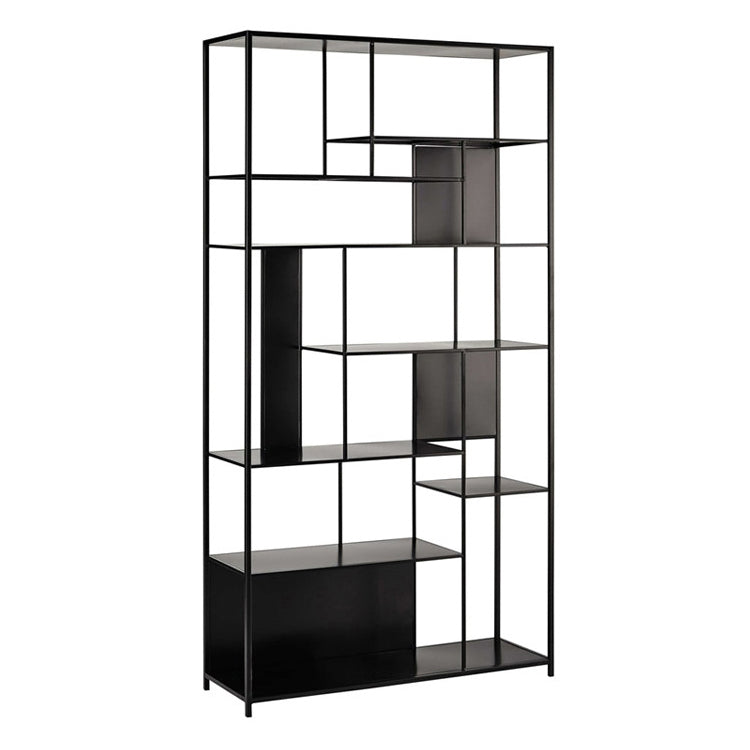 Contemporary Iron Etagere Bookshelf Vertical Office and Living Room Bookcase Clearhalo 'Bookcases' 'furn' 'furn_bookcases' 'Furniture' 'furniture_bookcases' 'Office Furniture' 4951098