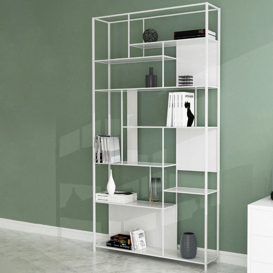 Contemporary Iron Etagere Bookshelf Vertical Office and Living Room Bookcase Clearhalo 'Bookcases' 'furn' 'furn_bookcases' 'Furniture' 'furniture_bookcases' 'Office Furniture' 4951102