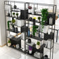 Contemporary Iron Etagere Bookshelf Vertical Office and Living Room Bookcase Clearhalo 'Bookcases' 'furn' 'furn_bookcases' 'Furniture' 'furniture_bookcases' 'Office Furniture' 4951105