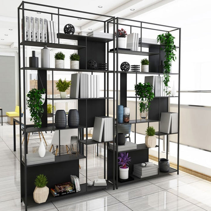 Contemporary Iron Etagere Bookshelf Vertical Office and Living Room Bookcase Clearhalo 'Bookcases' 'furn' 'furn_bookcases' 'Furniture' 'furniture_bookcases' 'Office Furniture' 4951107