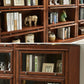 Wooden Standard Bookcase Contemporary Closed Back Bookshelf With Door Clearhalo 'Bookcases' 'furn' 'furn_bookcases' 'Furniture' 'furniture_bookcases' 'Office Furniture' 4951118
